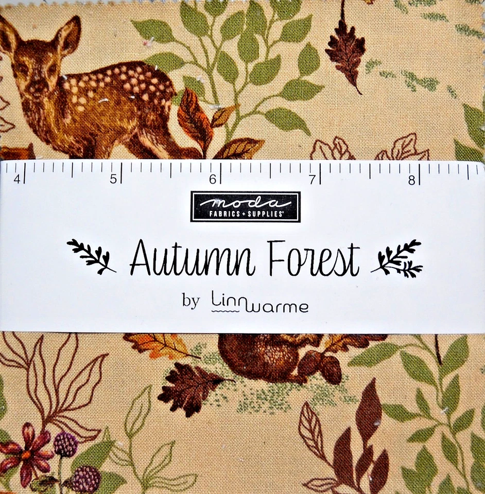 MODA  FABRICS "AUTUMN FOREST BY LINN WARME"CHARM PACK BTCP - Image 1 of 1