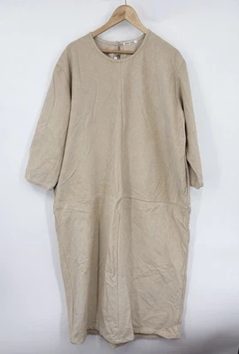 Vestido Negro Grúa Largo Bud Mediano Lagenlook Artístico Avant Garde Midi Cocoon Suave Foto 1 de 4