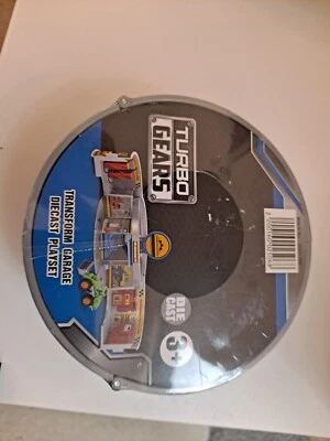 New turbo gears transform garage diecast playset boy toy children cars Christmas - Image 1 of 2