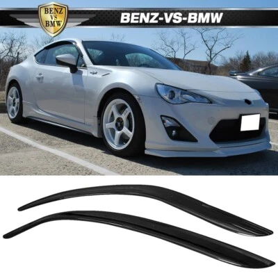 Fits 13-20 Scion FRS Subaru BRZ Toyota 86 Window Visors Rain Sun Guard Foto 1 de 4