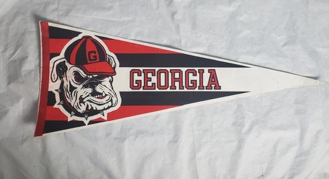 Georgia Bulldogs Vintage Felt Pennant, 12" x 30", SEC NCAA Cover