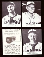 1947 TIP TOP BREAD Reprints - ST LOUIS BROWNS (ORIOLES) Team Set