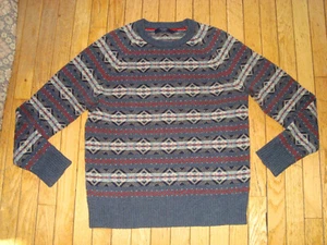 J.CREW MEN'S LAMBS WOOL PULLOVER CREW NECK SWEATER SIZE MEDIUM BNWOT! - Picture 1 of 9