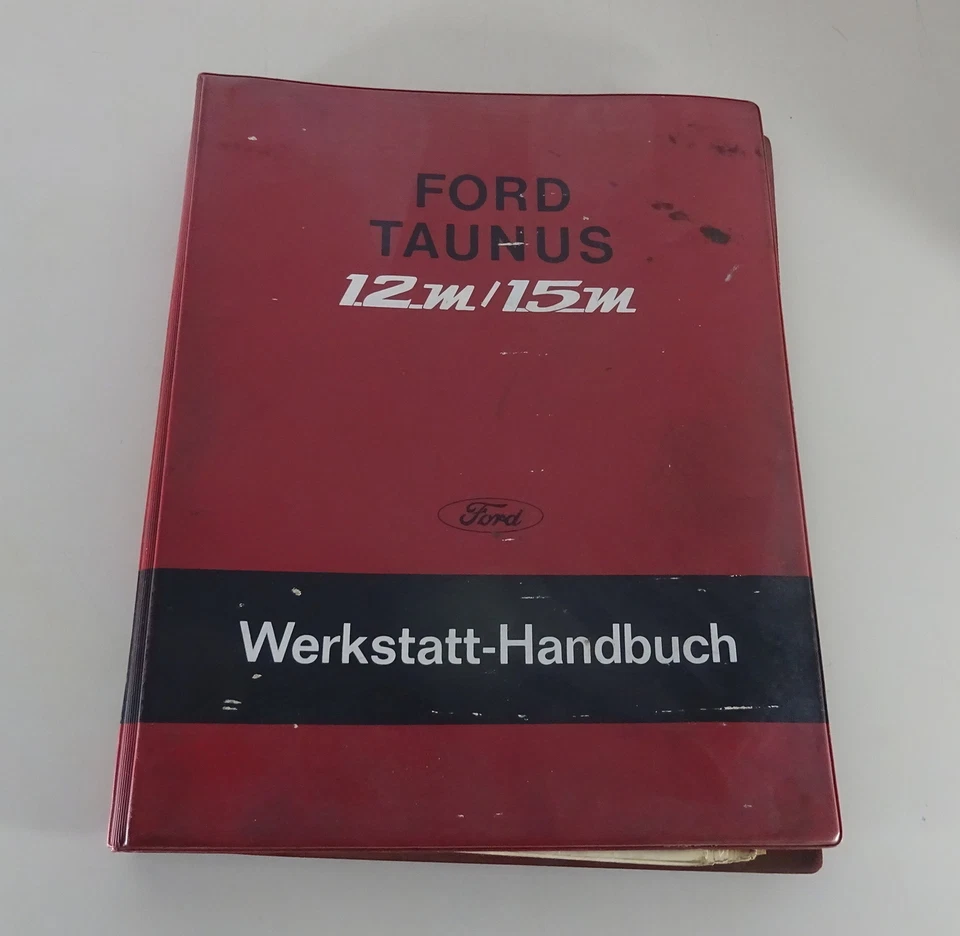 Manual De Taller Ford Taunus 12 M / 15 M P6, Años De Fabricación 1966 - 1970 - Imagen 1 de 4