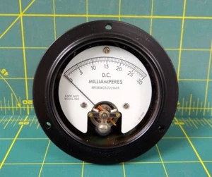 A and M Industries 0-30 D.C. Milliamperes Gauge PN MR36W030DCMAR - Picture 1 of 6