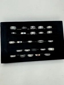 Lot Of 25 Triton Tungsten Carbide Wedding Bands Various Sizes Designs & Colors - Picture 1 of 8