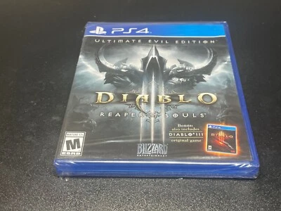 Diablo III: Reaper Of Souls Ultimate Evil Edition PlayStation 4 PS4 Factory Seal - Image 1 of 3
