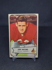 1954 Bowman #107 Jerry Watford - RC - Chicago Cardinals - 2