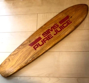 SIMS PUREJUICE Skateboard Deck Vintage - Picture 1 of 5