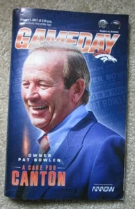 PAT BOWLEN HOF Denver Broncos January 1, 2017 Gameday Game Program vs.Raiders - Picture 1 of 4