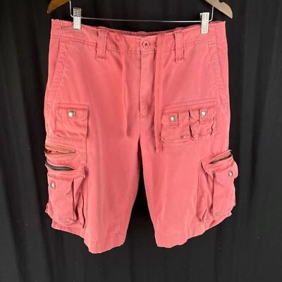 De Colección Polo Ralph Lauren Pantalones Cortos Para Hombres 32 Carga Paracaidista Militar Fatigas Utilidad Foto 1 de 4