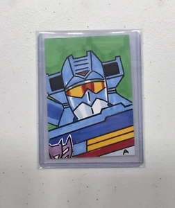 Dynamite Transformers 40th G1 Soundwave 1/1 Sketch Signed Deluxe Premium Card - Picture 1 of 2