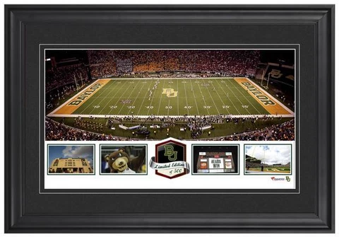 Floyd Casey Stadium Baylor Bears Framed Panoramic Collage-Limited Edition of 500 Cover
