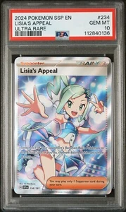Pokémon Surging Sparks Lisia’s Appeal 234/191 Ultra Rare PSA 10 - Picture 1 of 2
