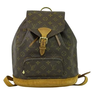 Mochila Louis Vuitton Montsouris MM M51136 Monograma Lona Marrón - Imagen 1 de 15