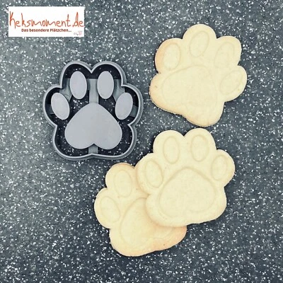 Keksausstecher Cookie Cutter Hundepfote Dog Paw Teig Dough Plätzchen - Bild 1 von 4