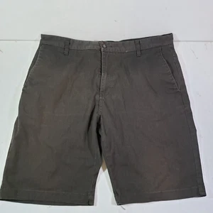 Volcom True to This Chino Shorts Gray Size 36 Belted Surf skate Board 29745 Logo - Picture 1 of 10