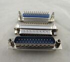 10 D-SUB DB25 25Pin Male DIP PCB Solder Connector Adapter DP25 2 Rows Lock Screw