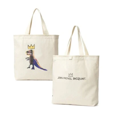 NUEVO ERA Bolso de Mano de Lona 22L Jean-Michel Basquiat DISPENSADOR DE PEZ Marfil NUEVO JAPÓN Foto 1 de 4