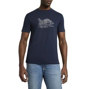 Nautica Herren T-Shirt Angelo Tee Dark Navy - Bild 1 von 11