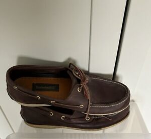Timberland classic leather Deck Shoes Size 10 UK.