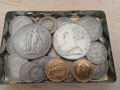 Old British Coins Job Lot / Tin Of   Old Collection - British! • 51.62£