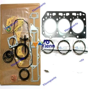 New 3TN82 Piston Ring Set Overhaul Gasket Kit For Yanmar US250 300 YM258 Tractor - Picture 1 of 2