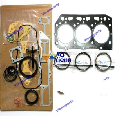 New 3TN82 Piston Ring Set Overhaul Gasket Kit For Yanmar US250 300 YM258 Tractor - Image 1 of 2
