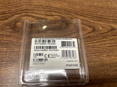 700139-B21 HPE 32GB microSD Flash Memory Card x 2 - Image 1 of 4