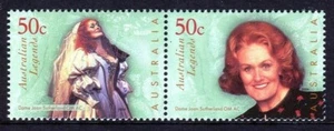 2004 Australia Dame Joan Sutherland Joined Pair Mint Never Hinged, Clean - Bild 1 von 1