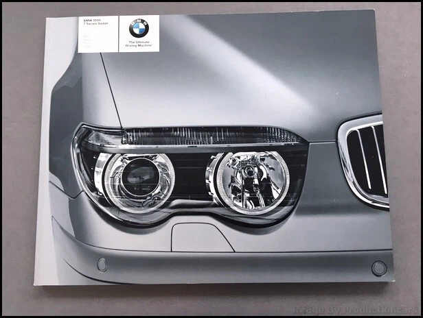 2005 BMW 745i 745Li 760i 760Li 110-page Car Sales Brochure Catalog - 7-Series - Imagem 1 de 4