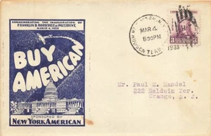 FDR INAUGURACIÓN 1933 - Nueva York Americana - Imagen 1 de 1