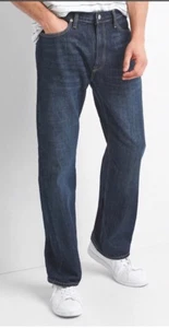 NWT Gap Relaxed Fit Jeans, Medium Indigo Wash, 29x30 - Picture 1 of 6