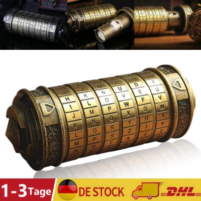 MARKENLOS Kryptex Da Vinci Code Mini Kryptex Lock Puzzle Boxen Mit Versteckten Fächern