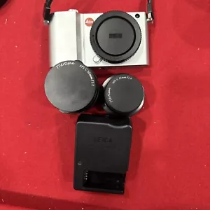 Leica T Camera (Silver) (Typ 701) bundled with 2 Lenses - See Pics - Picture 1 of 12