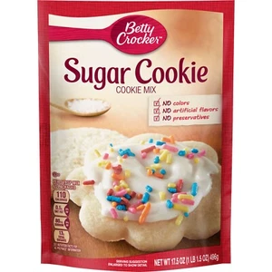 BETTY CROCKER SUGAR COOKIE MIX 17.5oz POUCH - PACK OF 3 - Picture 1 of 2