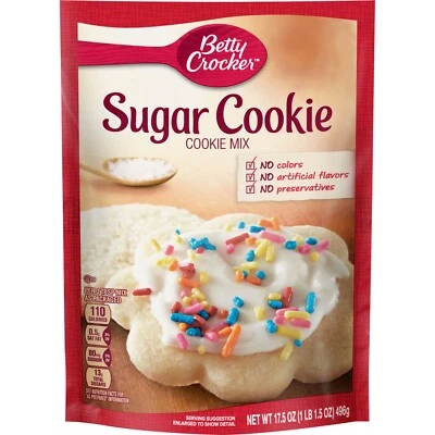 BOLSA BETTY CROCKER SUGAR COOKIE MIX 17,5 oz - PACK DE 3 Foto 1 de 2