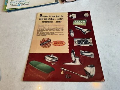 Original 1949 Mopar Accessories Booklet for Chrysler - Image 1 of 4