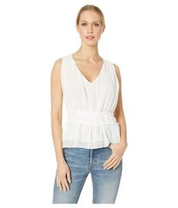 Bishop + Young 292350 Swiss Dot Tank White, Size S - Picture 1 of 2