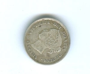 CANADA 1891 FIVE CENT SILVER--F/VF - Picture 1 of 2