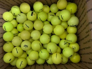 100 AAAAA Yellow Assorted Value Mix Golf Balls Mint Condition - Picture 1 of 1