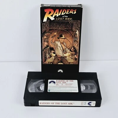 Raiders of the Lost Ark (VHS,1981/1989) #1376 Paramount Vtg Indiana Jones L@@K - Image 1 of 4