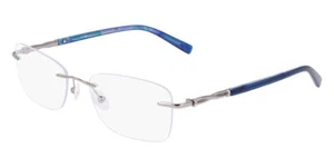New Pure AIRLOCK TULA 201 070 Light Gunmetal & Blue Eyeglasses 54/18/140 - Picture 1 of 3