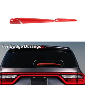 Rear Window Wiper Cover Trim Decor Accessories For Dodge Durango 2011-2020 Red - Picture 1 of 12