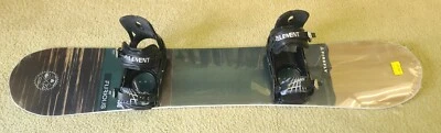 New Men's Firefly Furious Snowboard Camber Ride +5th Element or Burton Bindings