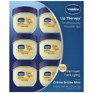 Lip Therapy Crème Brûlée 6-Pack Mini Lip Balm 0.25 Oz Ea - Picture 1 of 12