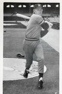 Rob Ellis, vintage Kodak postcard, Milwaukee Brewers