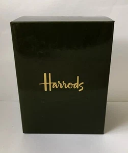 Green And Gold Harrods Gift Box. 92mm 82mm 123mm - Picture 1 of 4