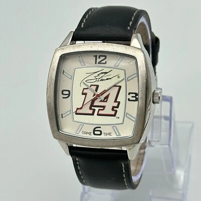Reloj NASCAR para hombre TONY STEWART #14 Game Time tono plateado, 42 mm, serie retro Foto 1 de 4