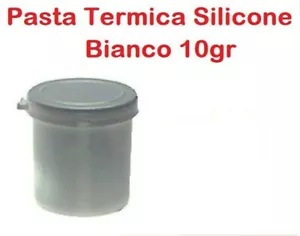 Pasta Termoconduttiva Termica al Silicone Bianco per Cpu Transitor 10g - Foto 1 di 1
